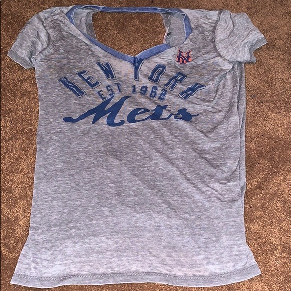 New York Mets Kids Open-Back T-Shirt - Picture 1 of 2